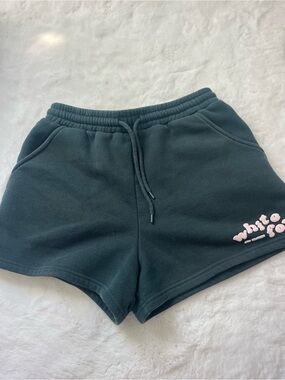 White Fox Sweat Shorts